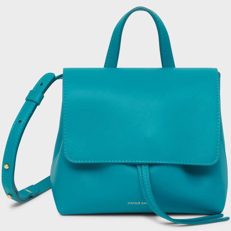 Women's Mansur Gavriel Mini Soft Lady Bucket Bags Turquoise | AU 4M95IS